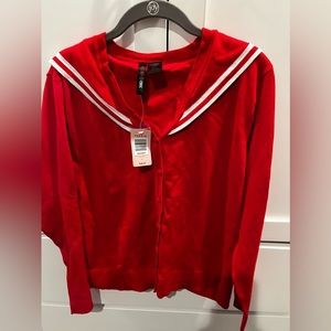 NWT torrid retro chic sailor cardigan size 1